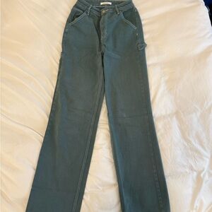 PacSun Teal 90’s BF Carpenter Denim Jeans size 24, Regular length